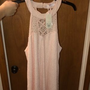 Candies Pink halter dress size L